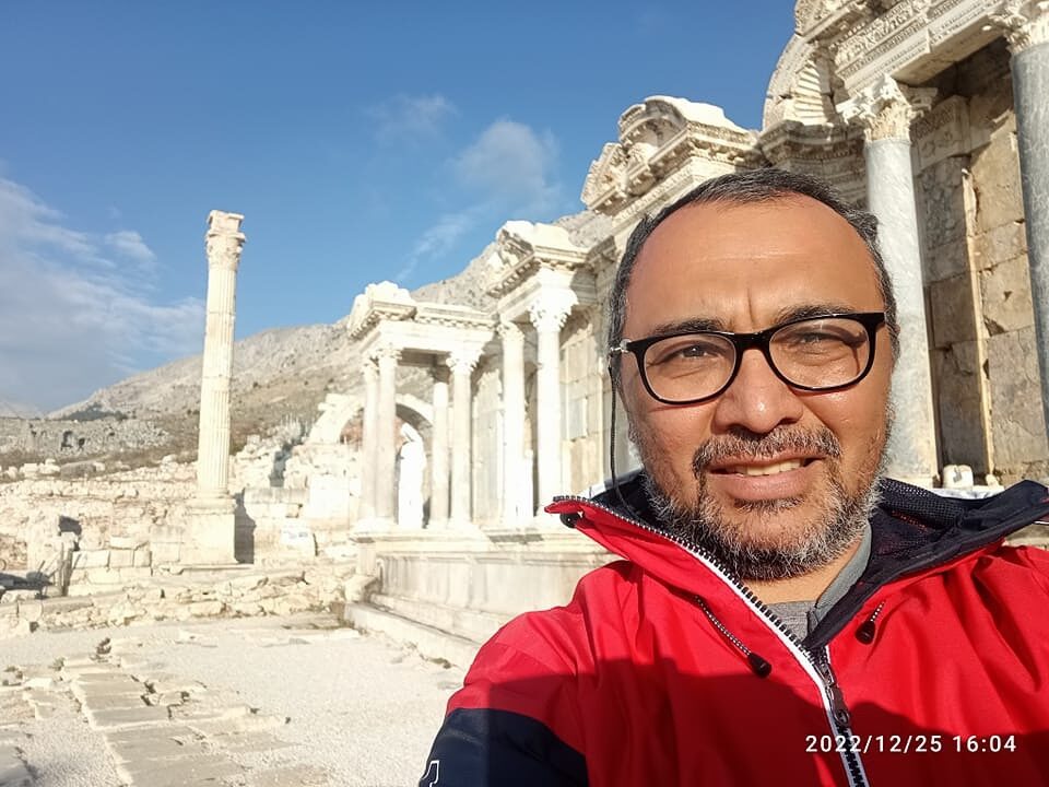 Dr Khindol Madraimov at Sagalassos, Turkey